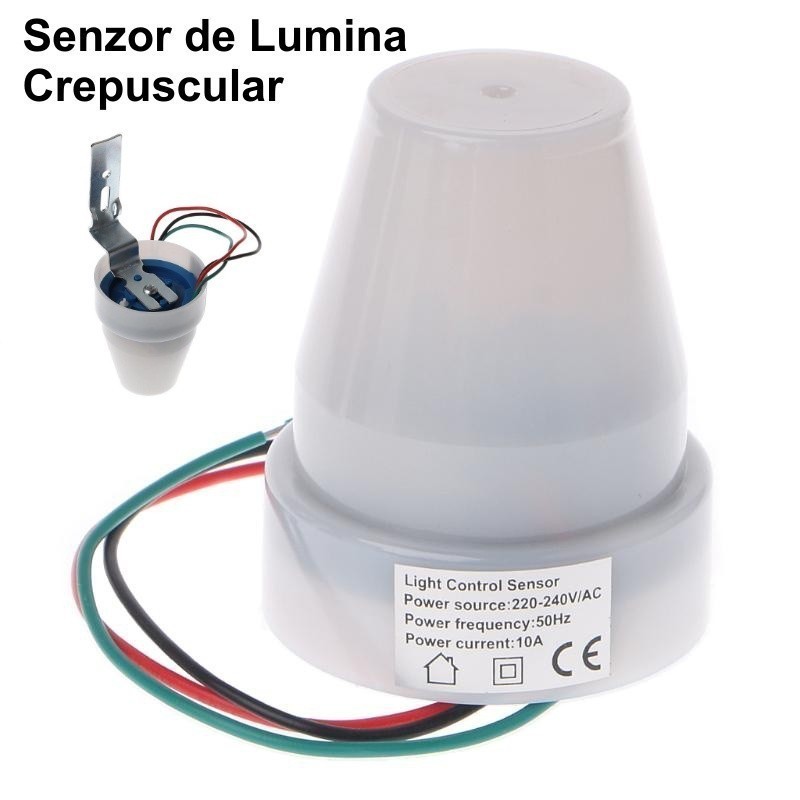 SENZOR CREPUSCULAR ZI/NOAPTE 10A SENZOR CREPUSCULAR ZI/NOAPTE 10A