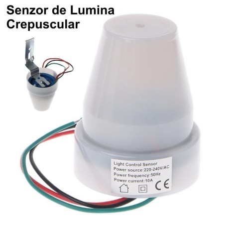 SENZOR CREPUSCULAR ZI/NOAPTE 10A