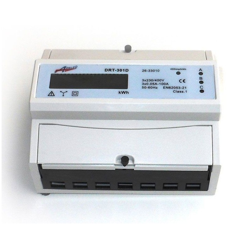 CONTOR DIGITAL PE SINA TRIFAZIC 380V 100A