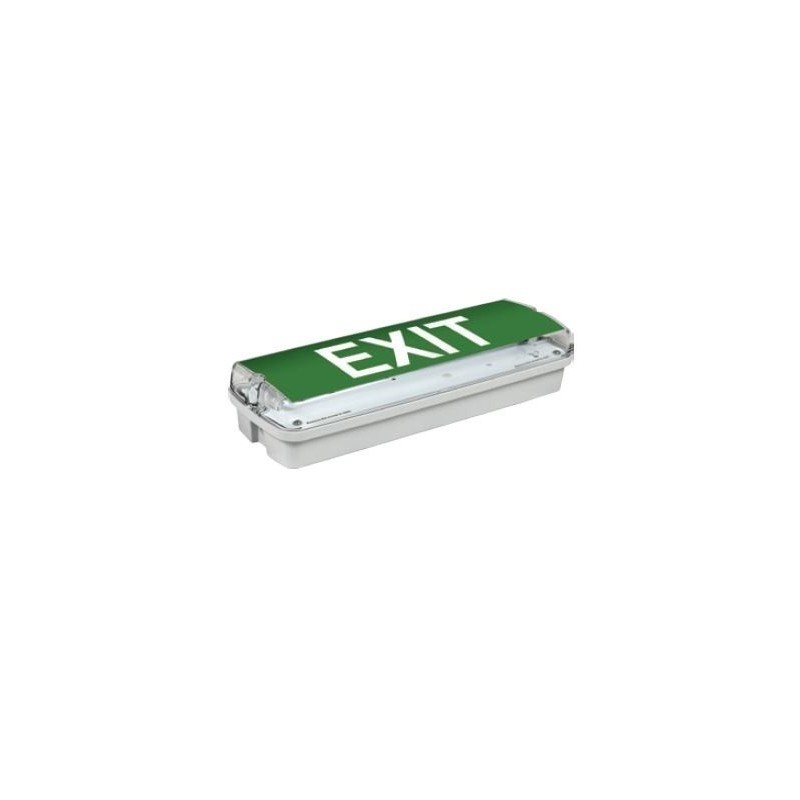 CORP EXIT LED IP65 BRAYTRON