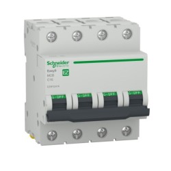 SCHNEIDER SIG. C 4P 40A 4.5KA EZ9F32440 MCB