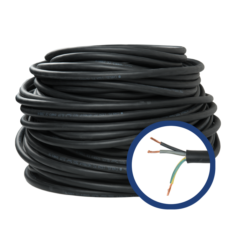 CABLU MCCG 3X2.5 CAUCIUC CUPRU LITAT MULTIFILAR