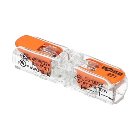 CLEMA CAPAT WAGO 221-2411 LINIE 2X0.2-4MM PT. MYF