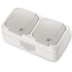 PANASONIC-VIKO PT PRIZA DUBLA CP IP54 VI-AS+S