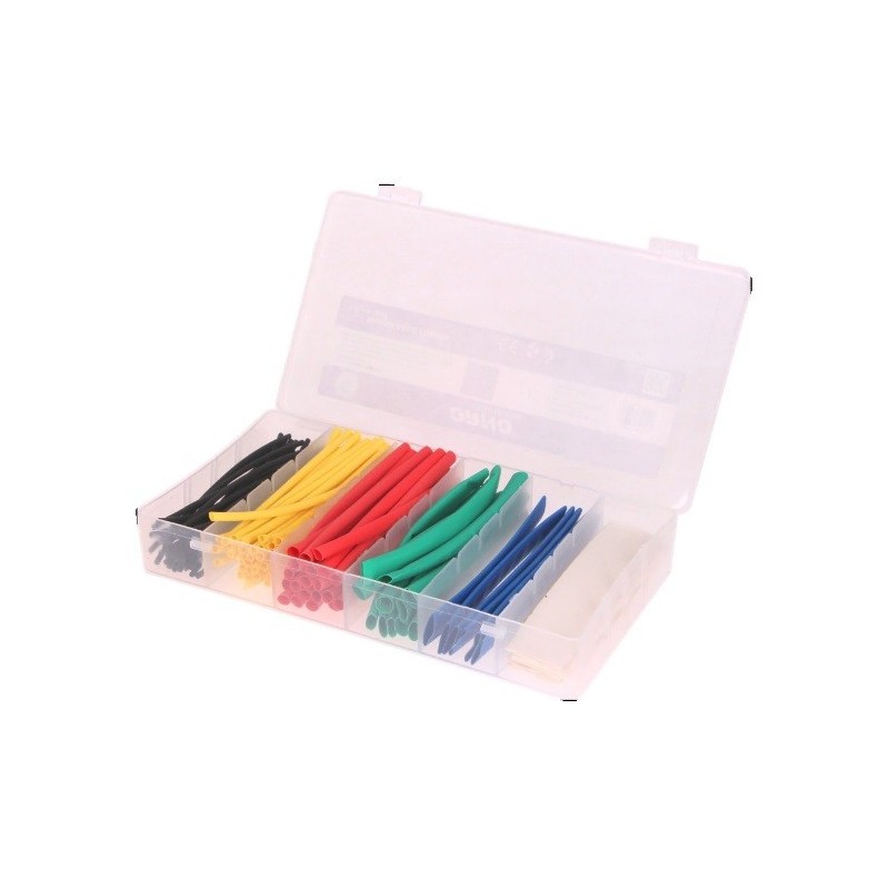TUB TERMOCONTRACTABIL MULTICOLORE LA SET 100BUC 1.5MM-13MM