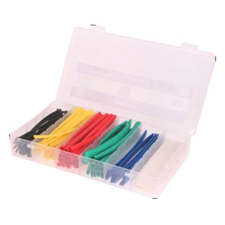 TUB TERMOCONTRACTABIL MULTICOLORE LA SET 100BUC 1.5MM-13MM