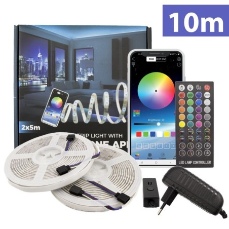 KIT BANDA LED RGB SMART BLUETOOTH IP65 10M