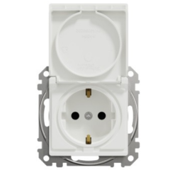 SCHNEIDER SEDNA DESIGN ALB PRIZA CU CAPAC SDD111023