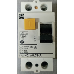 SIG. C DIF. 1P 40A 30MA F G F7-40/2/0.03