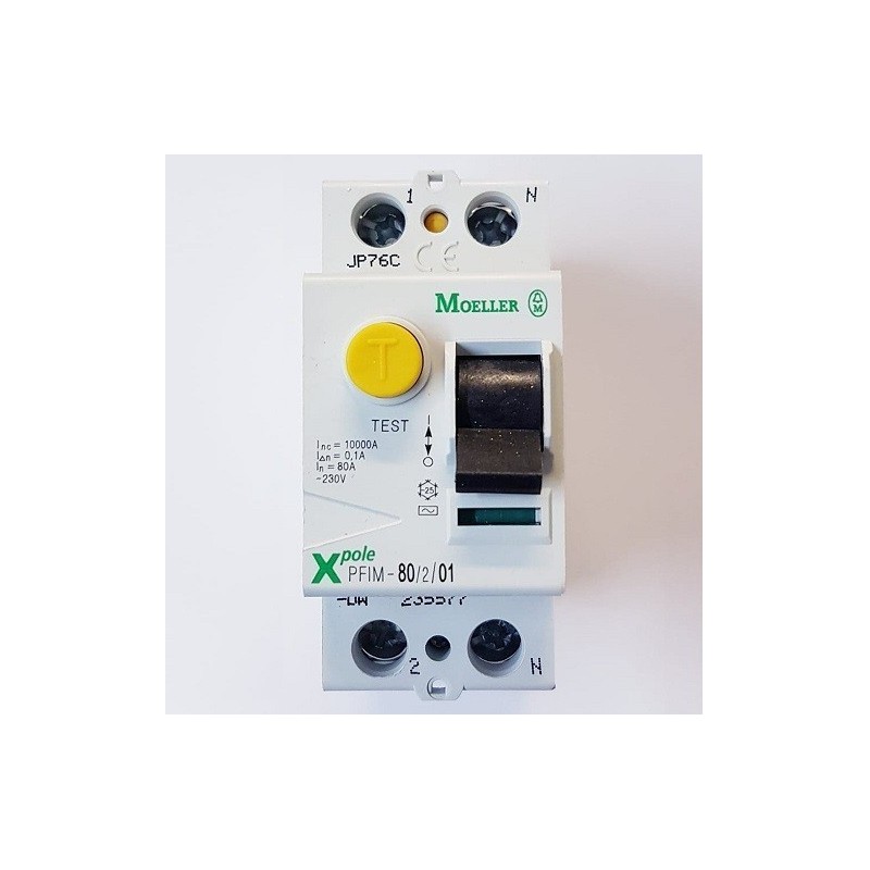 EATON ( MOELLER ) SIG DIF. 1P 80A 300MA 10KA PF7-C EATON ( MOELLER ) SIG DIF. 1P 80A 300MA 10KA PF7-C