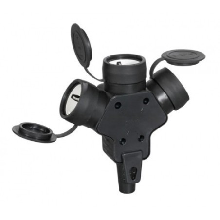 CUPLA CP TRIPLA CAUCIUC IP44 16A ATRA 7125